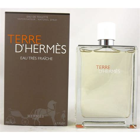 eau tres fraiche hermes 200 ml|terre d Hermes m type.